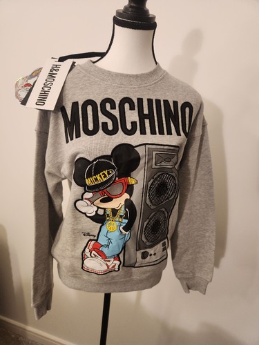 Felpa girocollo x moschino - girocollo,