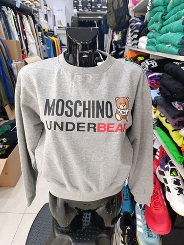 Felpa donna moschino paricollo - moschino,