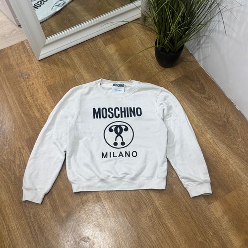 Felpa bianca unisex - , moschino