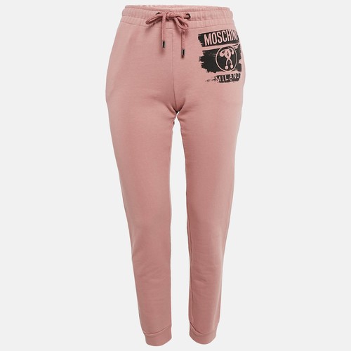 Felpa moschino rosa cotone - felpa, in