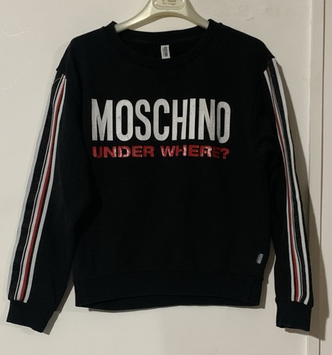 Moschino felpa donna nera - donna, tg