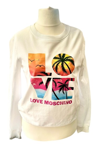 Felpa donna bianca - , love