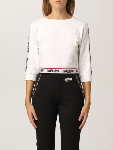 Felpa moschino donna logo - moschino,