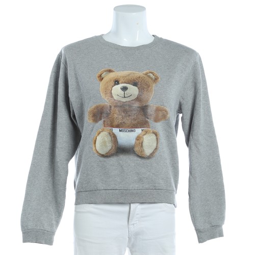 Felpa moschino grigio ottima - felpa, s
