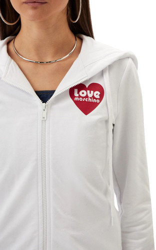 Felpa donna love moschino - felpa,